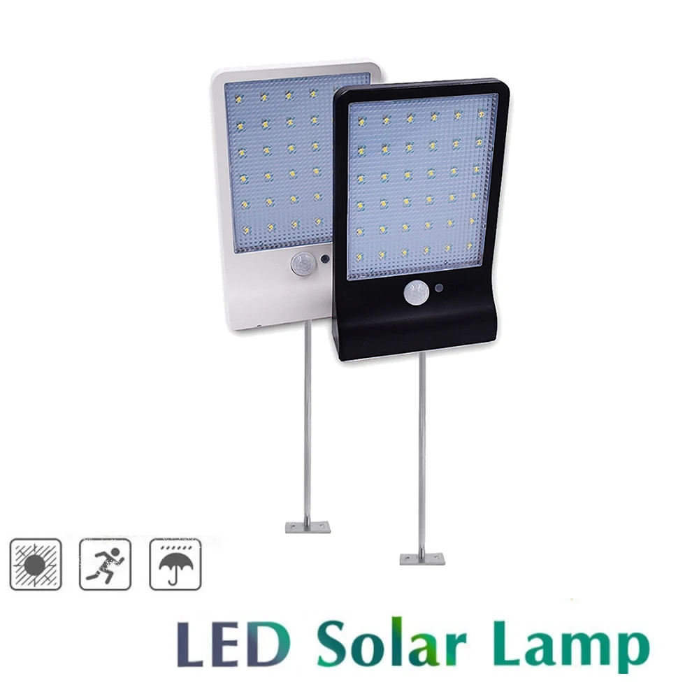 Metal poles Outdoor Solar Lights 48 Leds 900lm Motion Sensor Commercial led Wall Light Lamp For Pathway Home Walk Way Garden Wat
Metal poles Outdoor Solar Lights 48 Leds 900lm Motion Sensor Commercial led Wall Light Lamp For Pathway Home Walk Way Garden Wat