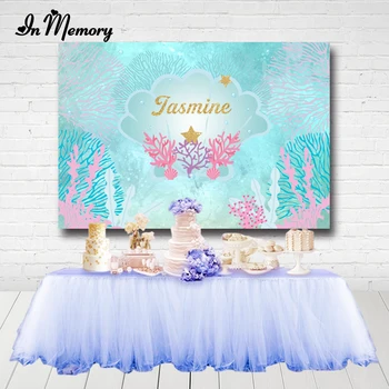 InMemory 3 Options Under The Sea Mermaid Theme Party Backdrops For Photo Studio Coral Girls Birthday Photography Background
InMemory 3 Options Under The Sea Mermaid Theme Party Backdrops For Photo Studio Coral Girls Birthday Photography Background