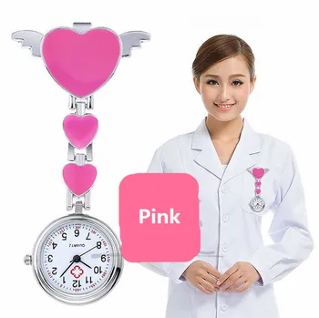 Nurses Watches Doctor portable Watch Cute Love Heart Quartz Clip-on Fob Nurses Brooch Tunic Pocket Watch
Nurses Watches Doctor portable Watch Cute Love Heart Quartz Clip-on Fob Nurses Brooch Tunic Pocket Watch