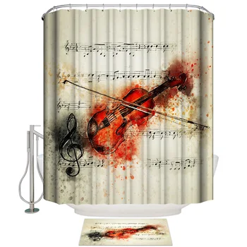 Art Illustration Violin Bathroom Mat With Shower Curtain Bathroom Accessory Sets 2 Piece Bathroom Set Shower Curtain Sets
Art Illustration Violin Bathroom Mat With Shower Curtain Bathroom Accessory Sets 2 Piece Bathroom Set Shower Curtain Sets