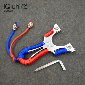 Slingshot Catapult Hunting Alloy With Rubber With Parcord Outdoor Shooting Game Sling Shot Aiming Point Bow Slingshot Hunt Tool
Slingshot Catapult Hunting Alloy With Rubber With Parcord Outdoor Shooting Game Sling Shot Aiming Point Bow Slingshot Hunt Tool