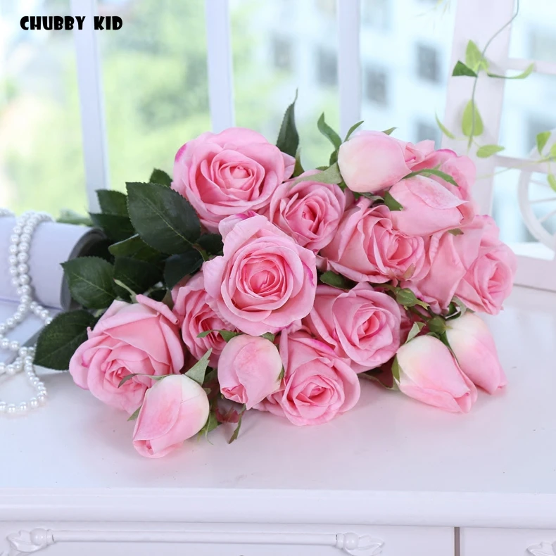 wholesale High simulation real touch 3 head artificial latex rose flowers wedding decorative Moisturizing feel Roses bunch 10pcs
wholesale High simulation real touch 3 head artificial latex rose flowers wedding decorative Moisturizing feel Roses bunch 10pcs