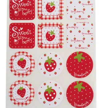 12Pcs Stickers/sheet Round Square Memo Labels Stickers Decorative Strawberry Printin Stationery Sticker School Office Supplies
12Pcs Stickers/sheet Round Square Memo Labels Stickers Decorative Strawberry Printin Stationery Sticker School Office Supplies