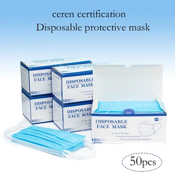 50 Packs of Disposable Masks, Meltblown Cloth, 3 Layers of Civilian Ordinary Protective Masks, Dust, Fog and Bacteria
50 Packs of Disposable Masks, Meltblown Cloth, 3 Layers of Civilian Ordinary Protective Masks, Dust, Fog and Bacteria