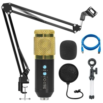 Upgraded Version bm 800 Condenser Microphone kit bm800 USB Microphone for Computer Karaoke Studio Recording ,with Stand Tripod
Upgraded Version bm 800 Condenser Microphone kit bm800 USB Microphone for Computer Karaoke Studio Recording ,with Stand Tripod
