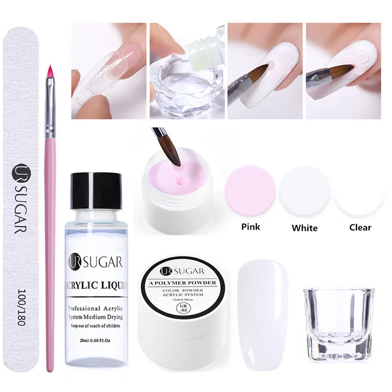 UR SUGAR Acrylic Powder Poly UV Gel Set Kit Crystal Nail Glitter Chrome 3D Nail Tips Carving Builder Nail Art Decorations Tools
UR SUGAR Acrylic Powder Poly UV Gel Set Kit Crystal Nail Glitter Chrome 3D Nail Tips Carving Builder Nail Art Decorations Tools