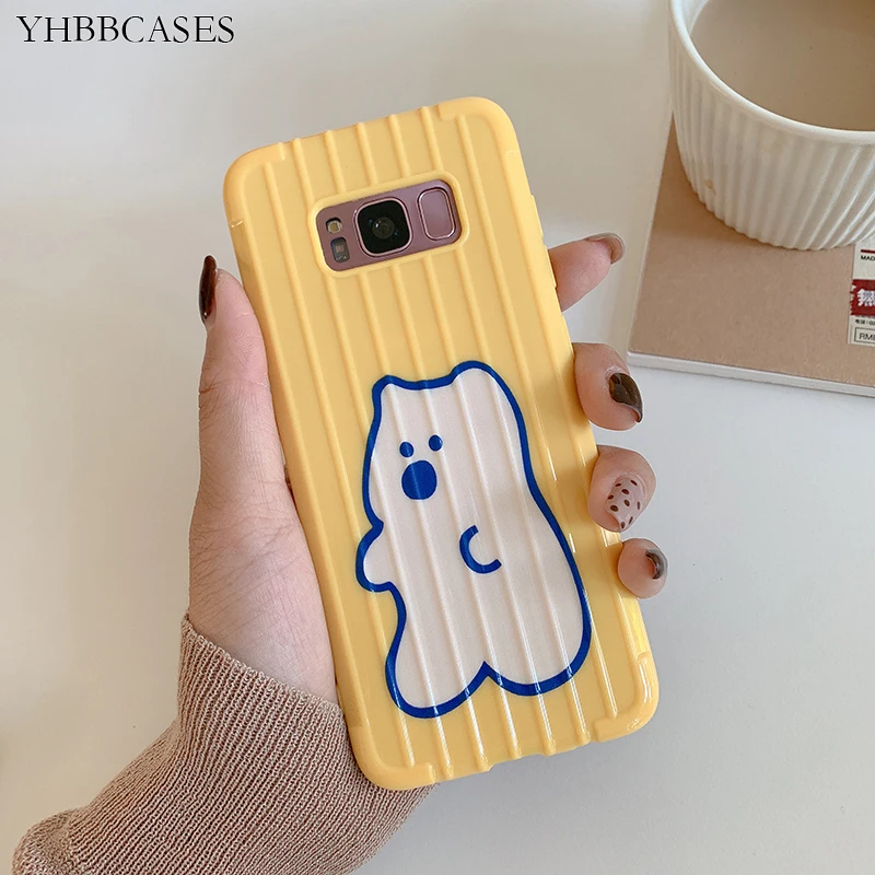 YHBBCASES Cartoon Bear Soft Cases For Samsung Note 10 Plus 9 Fashion 3D Suitcase Design Cover For Samsung Galaxy S10 Plus S8 S9
YHBBCASES Cartoon Bear Soft Cases For Samsung Note 10 Plus 9 Fashion 3D Suitcase Design Cover For Samsung Galaxy S10 Plus S8 S9