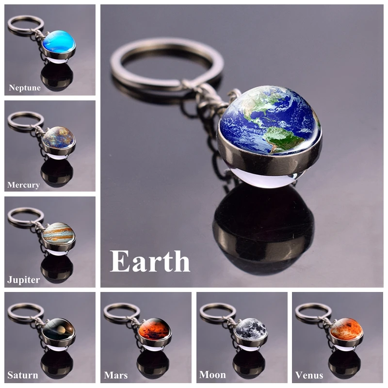 Solar System Planet Keyring Galaxy Nebula Star Keychain Moon Earth Uranus Mars Art Picture Double Side Glass Ball Key Chain
Solar System Planet Keyring Galaxy Nebula Star Keychain Moon Earth Uranus Mars Art Picture Double Side Glass Ball Key Chain