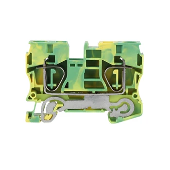 Din Rail Terminal Blocks 10Pcs ST-10PE Connectors Return Pull Type Spring Cage Connection Ground Terminal Blocks Screwless
Din Rail Terminal Blocks 10Pcs ST-10PE Connectors Return Pull Type Spring Cage Connection Ground Terminal Blocks Screwless