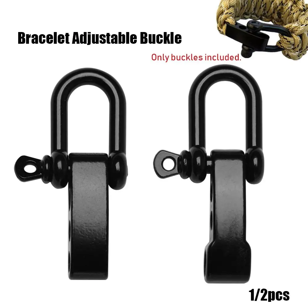 

Steel Anchor Screw Pin U-Shaped Shackle Buckle Bracelet Buckles Survival Rope Paracords Paracord Bracelets accessories