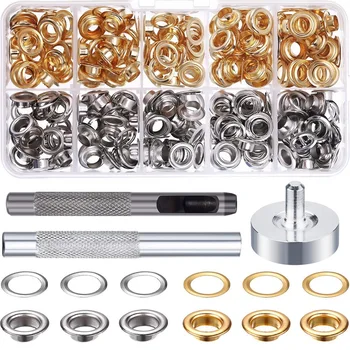 6mm Durable Convenient DIY Repairing Home Sewing Craft Poke Hole Decoration Fixing Copper Portable Grommet Kit Tool Multi Purpos
6mm Durable Convenient DIY Repairing Home Sewing Craft Poke Hole Decoration Fixing Copper Portable Grommet Kit Tool Multi Purpos