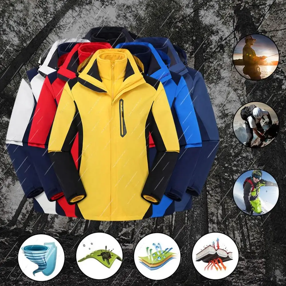 Men Winter Hooded Detachable Windproof and Waterproof Soft Coat Outdoor Hiking Warm Shell Jackets Plus Size windbreaker 2019
Men Winter Hooded Detachable Windproof and Waterproof Soft Coat Outdoor Hiking Warm Shell Jackets Plus Size windbreaker 2019