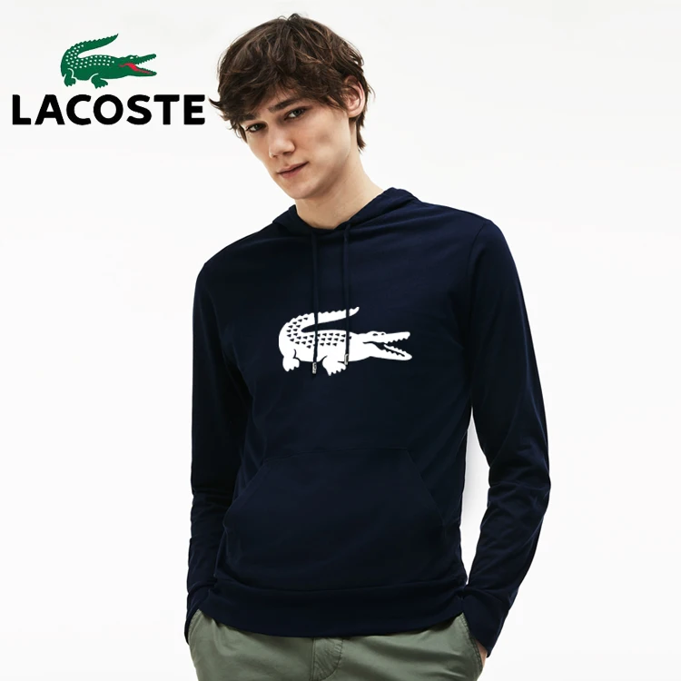 

Lacoste- New line hoodie men's Classic contracted fashion sweatshirt Cotton men's hoodie Sport cap unlined upper garment4