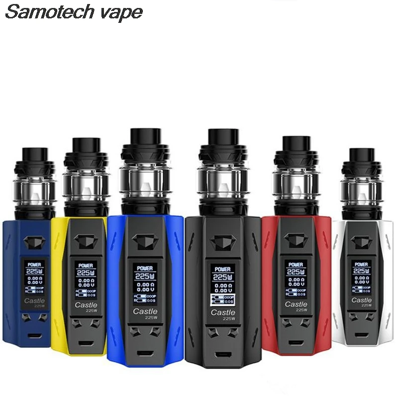 100% Authentic ATVS Castle 225W Vaporizer Kit Starter Kit Box Mod Vapes VW TC E Cigarettes With 5ml SR-11 Tank Vape Atomizer
100% Authentic ATVS Castle 225W Vaporizer Kit Starter Kit Box Mod Vapes VW TC E Cigarettes With 5ml SR-11 Tank Vape Atomizer