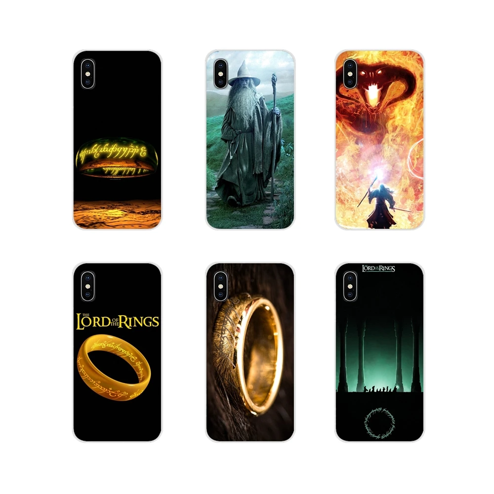 

For LG G3 G4 Mini G5 G6 G7 Q6 Q7 Q8 Q9 V10 V20 V30 X Power 2 3 K10 K4 K8 2017 Lord Of The Rings Gandalf TPU Transparent Bag Case