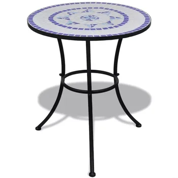 Vidaxl Iron Frame Mosaic Table 60cm Courtyard Outdoor Cafe Table Weatherproof For Balcony Garden Easy To Assemble
Vidaxl Iron Frame Mosaic Table 60cm Courtyard Outdoor Cafe Table Weatherproof For Balcony Garden Easy To Assemble