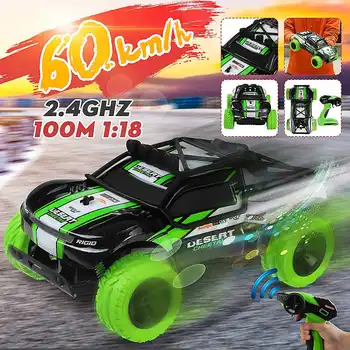 1/18 1:18 60Km/h Stepless Speed RC Remote Control Off Road Cars Vehicle 2.4Ghz Crawlers Electric Monster Truck
1/18 1:18 60Km/h Stepless Speed RC Remote Control Off Road Cars Vehicle 2.4Ghz Crawlers Electric Monster Truck