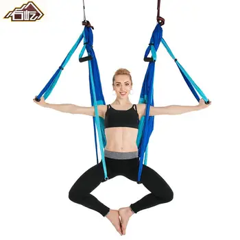 6 Handles Yoga Hammock Anti-gravity Aerial Full Set Fly Swing Trapeze Yoga Inversion Exercises Device Home Gym Hanging Belt Six 
6 Handles Yoga Hammock Anti-gravity Aerial Full Set Fly Swing Trapeze Yoga Inversion Exercises Device Home Gym Hanging Belt Six