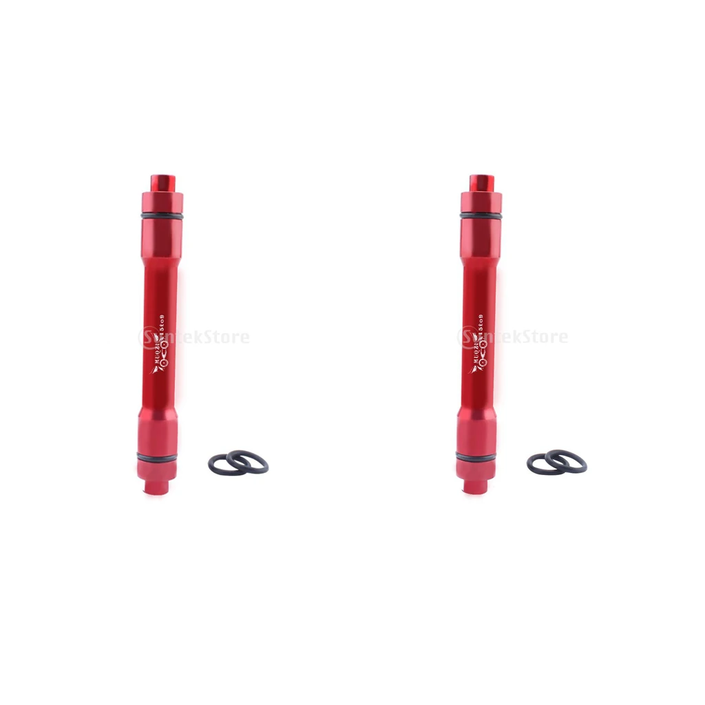 2pcs Aluminum Alloy Bicycle 15mm to 9mm Thru Axle Hub Quick Release Adapter Converter Red Bicycle Parts 2pcs Aluminum Alloy Bicycle 15mm to 9mm Thru Axle Hub Quick Release Adapter Converter Red Bicycle Parts