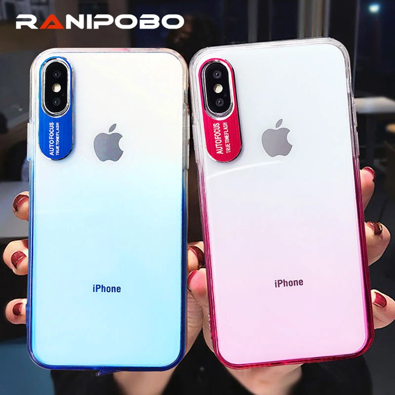 Gradient Metal Lens Letters Pattern Phone Case For iPhone XR XS X XS Max 7 8 6 6S Plus Soft TPU Transparent Protector Back Cover
Gradient Metal Lens Letters Pattern Phone Case For iPhone XR XS X XS Max 7 8 6 6S Plus Soft TPU Transparent Protector Back Cover