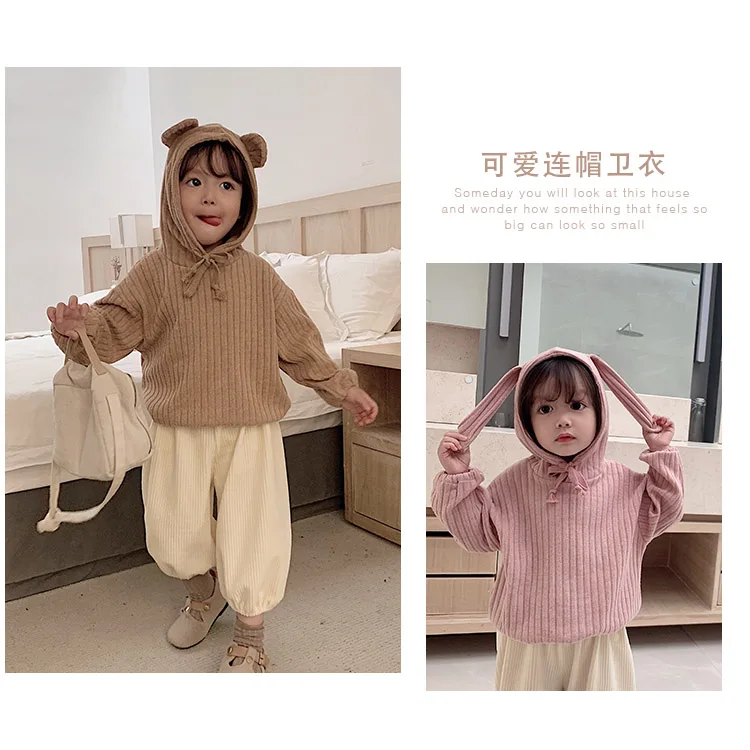 Girls Clothing Autumn 2019 Baby Kids Long Sleeve Spring and Autumn Style with Rabbit Ear Cute Jacket Children Pullover Hooded
Girls Clothing Autumn 2019 Baby Kids Long Sleeve Spring and Autumn Style with Rabbit Ear Cute Jacket Children Pullover Hooded