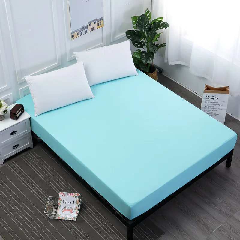 Polyester Bed Cover Smooth Mattress Protector Cover for Bed Wetting Breathable Hypoallergenic Protection Pad Cover Anti-mite
Polyester Bed Cover Smooth Mattress Protector Cover for Bed Wetting Breathable Hypoallergenic Protection Pad Cover Anti-mite