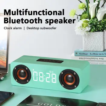 M5C Digital Clock Bluetooth Speaker LED Display Digital Alarm Clock Wireless Multifunction Subwoofer Speaker AUX SD Card Support
M5C Digital Clock Bluetooth Speaker LED Display Digital Alarm Clock Wireless Multifunction Subwoofer Speaker AUX SD Card Support