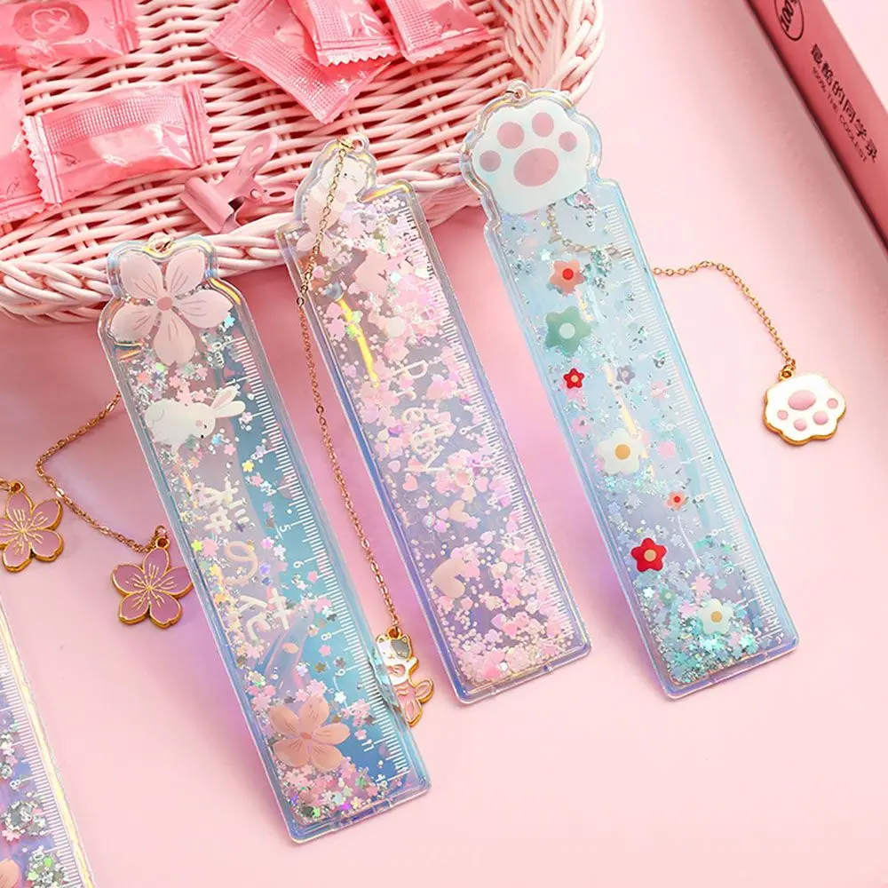 1pc Creative Cartoon Laser Drawing Ruler with Pendant Bookmark PVC Measuring Tool Cute Ruler Stationery Student School Supplies
1pc Creative Cartoon Laser Drawing Ruler with Pendant Bookmark PVC Measuring Tool Cute Ruler Stationery Student School Supplies