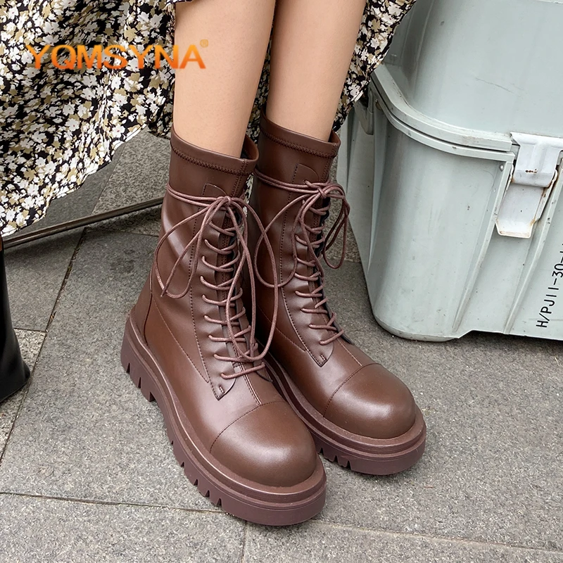 YQMSYNA Casual Women's Boots Comfortable Thick Bottom Non-slip Low-heeled Round Toe Boots Convenient Lace-up Office Shoes AS387
YQMSYNA Casual Women's Boots Comfortable Thick Bottom Non-slip Low-heeled Round Toe Boots Convenient Lace-up Office Shoes AS387