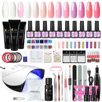 COSCELIA New Nail Polish Set For Manicure Kit 13 Color Varnish Set Nail Drill Machine Kit Nail File Nail Extension Set
COSCELIA New Nail Polish Set For Manicure Kit 13 Color Varnish Set Nail Drill Machine Kit Nail File Nail Extension Set