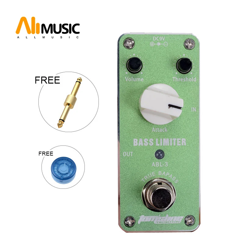 MINI Bass Limiter Effect Pedal Aroma ABL-3 guitar pedal AC/DC Adapter Jack True bypass Volume Threshold attack Knob Pedal Switch
MINI Bass Limiter Effect Pedal Aroma ABL-3 guitar pedal AC/DC Adapter Jack True bypass Volume Threshold attack Knob Pedal Switch