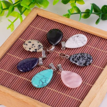 Fubaoying Pendant Natural Stones Agate Stone Necklace Amethyst Blue Onyx Crystal Teardrop Pink Quartz Charms For Jewelry Making
Fubaoying Pendant Natural Stones Agate Stone Necklace Amethyst Blue Onyx Crystal Teardrop Pink Quartz Charms For Jewelry Making