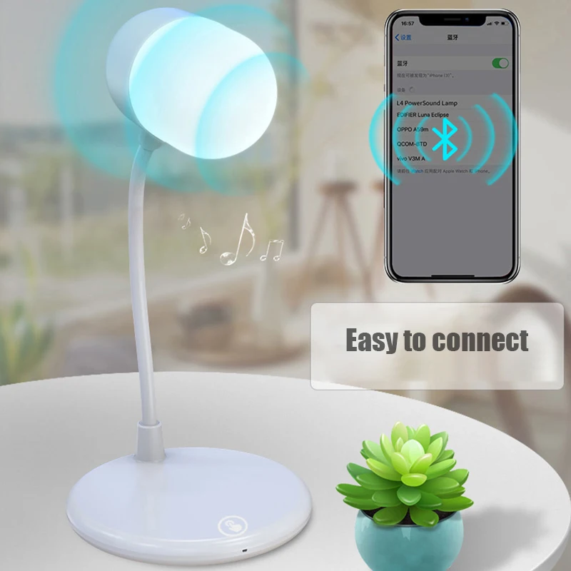 LED Table Lamp Three-speed Color Temperature Wireless Bluetooth Speaker Used as Wireless Charging and Sleep Table Lamp
LED Table Lamp Three-speed Color Temperature Wireless Bluetooth Speaker Used as Wireless Charging and Sleep Table Lamp