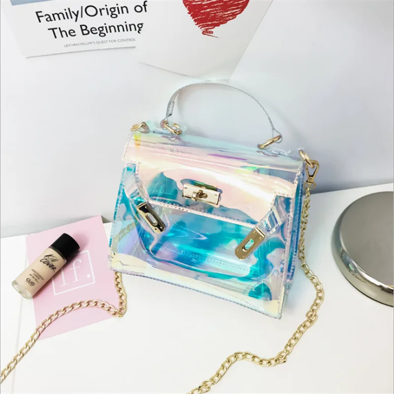Woman Package 2019 Transparent Package Personality Tide Handbag Single Shoulder Span Package
Woman Package 2019 Transparent Package Personality Tide Handbag Single Shoulder Span Package