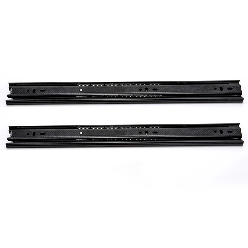 High Quality 2pcs Track Cabinet Three Track Ball Drawer Slide Rails Full Extension Guide 250/300/350mm
High Quality 2pcs Track Cabinet Three Track Ball Drawer Slide Rails Full Extension Guide 250/300/350mm