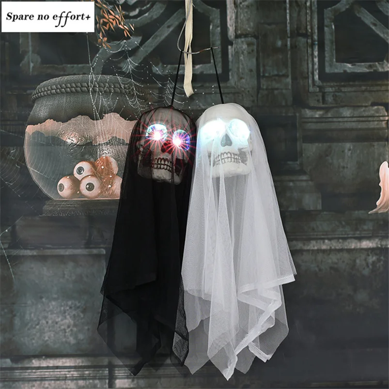 Electric Skull Scary Hanging Halloween Decoration Voice Control Bright Eye Scary Halloween Props Haunted Halloween Creepy Ghost
Electric Skull Scary Hanging Halloween Decoration Voice Control Bright Eye Scary Halloween Props Haunted Halloween Creepy Ghost