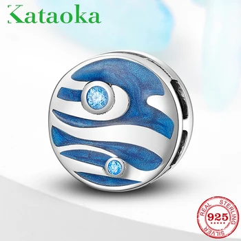 Exquisite earth Blue enamel Round 925 Sterling Silver Clips bead Charm Jewelry making Fit Original Reflection Charm DIY Bracelet
Exquisite earth Blue enamel Round 925 Sterling Silver Clips bead Charm Jewelry making Fit Original Reflection Charm DIY Bracelet