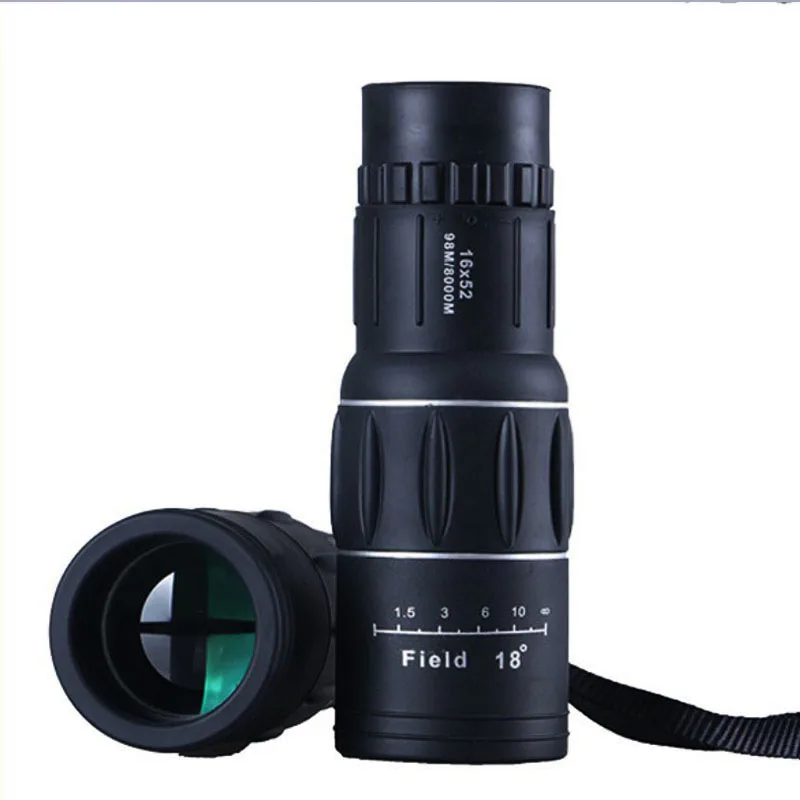 Portable 16 X 52 Telescope Monocular High Power HD Binoculars Theatrical Eyepiece For Hunting Camping Rifle day and night
Portable 16 X 52 Telescope Monocular High Power HD Binoculars Theatrical Eyepiece For Hunting Camping Rifle day and night