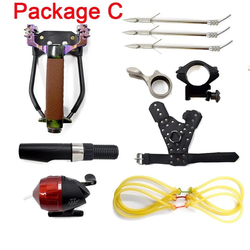 Powerful Multi-function Archery Bowfishing Shooting Fish Slingshot Catapult Hunting Bow Fishing Sling Shot with Fishing Darts
Powerful Multi-function Archery Bowfishing Shooting Fish Slingshot Catapult Hunting Bow Fishing Sling Shot with Fishing Darts