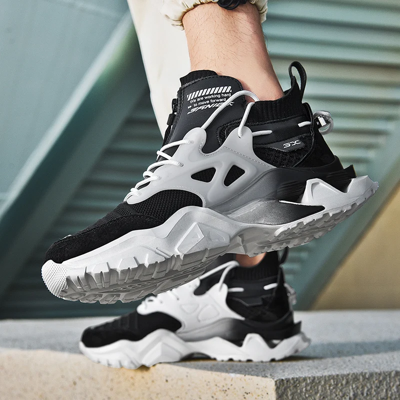 2021 Men Chunky Sneakers Fashion Sports Shoes White Black Running Shoes Outdoor Men Shoes Breathable Shoes Jogging Tennis Shoes
2021 Men Chunky Sneakers Fashion Sports Shoes White Black Running Shoes Outdoor Men Shoes Breathable Shoes Jogging Tennis Shoes