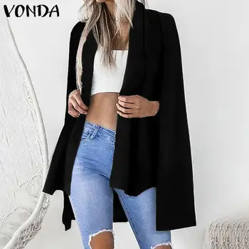 Women Autumn Winter Jackets Ladies Office Outerwear VONDA 2020 Female Coats Turn-down Collar Jackets Plus Size S-5XL
Women Autumn Winter Jackets Ladies Office Outerwear VONDA 2020 Female Coats Turn-down Collar Jackets Plus Size S-5XL