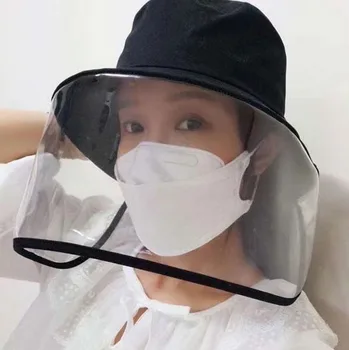 2020 Newest Hot Protective Clear Face mask Removable cap Anti-fog Dust windproof fisherman Hat 
2020 Newest Hot Protective Clear Face mask Removable cap Anti-fog Dust windproof fisherman Hat