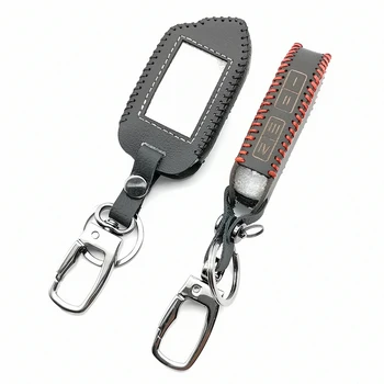 Two Way LCD Remote 100% Leather Key Chain Case Cover For Sher-khan Mobicar A Mobicar B Russian Version 2 Way Car Alarm System
Two Way LCD Remote 100% Leather Key Chain Case Cover For Sher-khan Mobicar A Mobicar B Russian Version 2 Way Car Alarm System