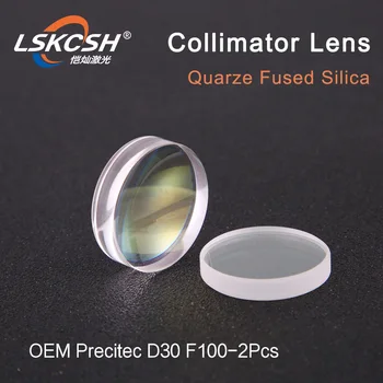 LSKCSH Spherical Collimating Lens D30 F100 2Pcs Precitec OEM Quartz Fused Silica for fiber laser precitec/WSX head wholesale
LSKCSH Spherical Collimating Lens D30 F100 2Pcs Precitec OEM Quartz Fused Silica for fiber laser precitec/WSX head wholesale