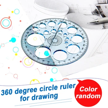 For Students School Protractor Round Ruler Template Office 360 Degree Drawing Tool Portable Drafting Supplies Patchwork
For Students School Protractor Round Ruler Template Office 360 Degree Drawing Tool Portable Drafting Supplies Patchwork