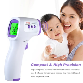 Non-contact Infrared IR temperature infrared temperature meter Digital temperature gun LCD Display termometro градусник для тела
Non-contact Infrared IR temperature infrared temperature meter Digital temperature gun LCD Display termometro градусник для тела