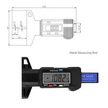Car Motorcycle Bike Tire Depth Gauge Meter Tyre Thickness Detection Tester Measurer Digital Caliper 0-25mm Auto Repair Tool
Car Motorcycle Bike Tire Depth Gauge Meter Tyre Thickness Detection Tester Measurer Digital Caliper 0-25mm Auto Repair Tool