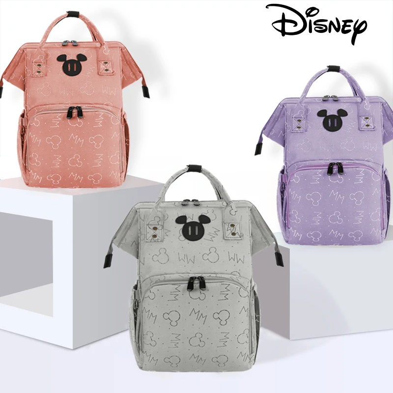 Disney Mickey USB Mommy Maternity Diaper Bags Large Capacity Baby Organizer Travel Care Bag Fashion Mom Backpack | Мать и ребенок