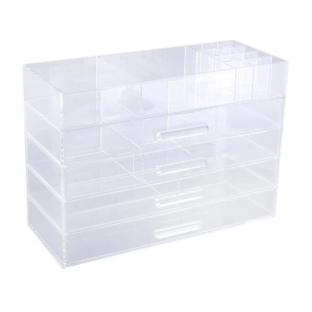 Multifunctional Acrylic Cosmetics Case Large Jewelry & Cosmetic Storage Display Box Portable Transparent Makeup Organizer
Multifunctional Acrylic Cosmetics Case Large Jewelry & Cosmetic Storage Display Box Portable Transparent Makeup Organizer