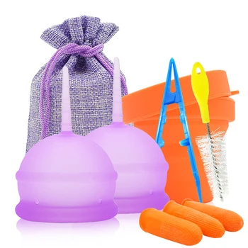 Reusable Silicone Women Period Cup Coletor Menstrual Cup Soft Copa Menstrual De Silicona Medica Yesterilizador+Cleaning Brush
Reusable Silicone Women Period Cup Coletor Menstrual Cup Soft Copa Menstrual De Silicona Medica Yesterilizador+Cleaning Brush